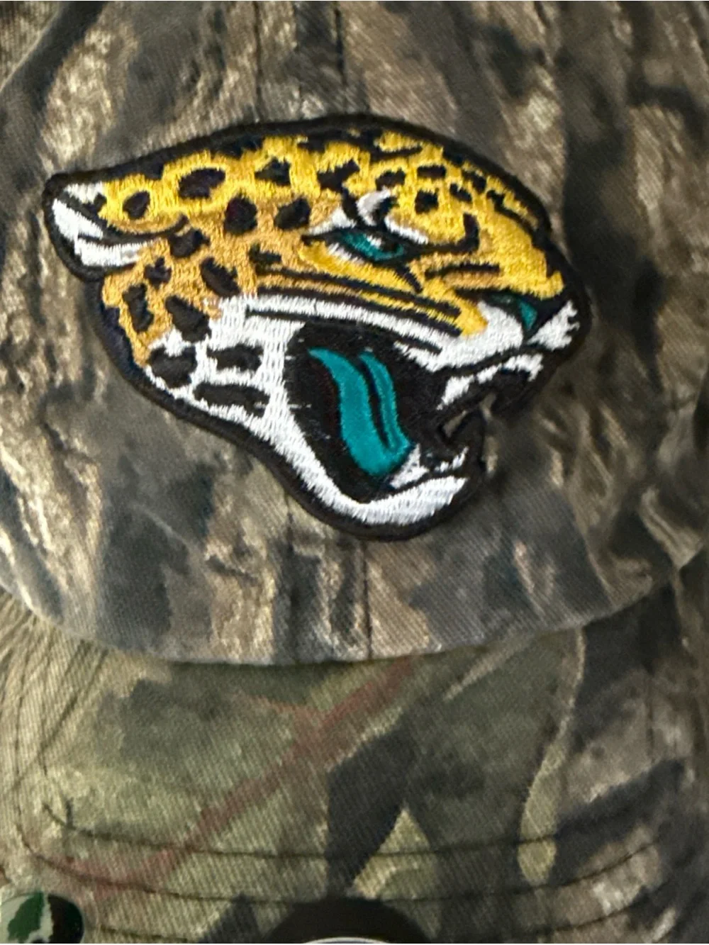 NWT New Jacksonville Jaguars Unisex Logo Mossy Oak Camo  Adjustable Hat